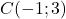 C(-1; 3)