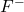 F^-