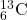 ^{13}_6\text{C}