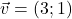 \vec{v} = (3; 1)