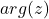 arg(z)