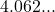 Rendered by QuickLaTeX.com 4.062...