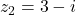 z_2 = 3-i