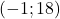 (-1; 18)