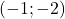 (-1; -2)