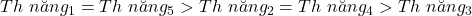 Thế\ năng_1 = Thế\ năng_5 > Thế\ năng_2 = Thế\ năng_4 > Thế\ năng_3