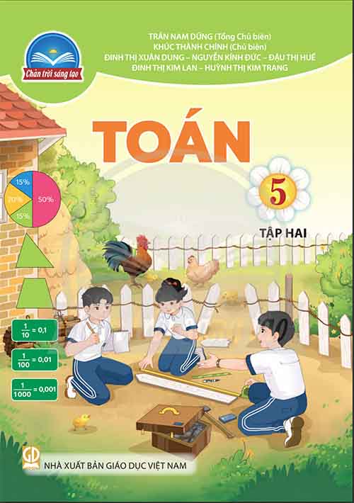 Lời giải Sách giáo khoa Toán lớp 5 tập 2 Chân trời sáng tạo