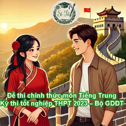 Đề thi tham khảo môn Tiếng Trung Kỳ thi tốt nghiệp THPT 2023 – Bộ GDĐT