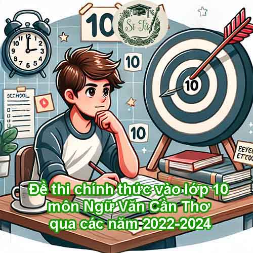 Đề thi tham khảo vào lớp 10 môn Ngữ Văn Cần Thơ qua các năm 2022-2024