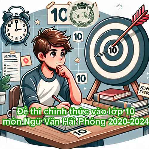 Đề thi tham khảo vào lớp 10 môn Ngữ Văn Hải Phòng qua các năm 2020-2024