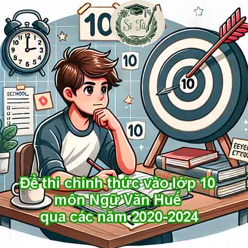 Đề thi tham khảo vào lớp 10 môn Ngữ Văn Huế qua các năm 2020-2024