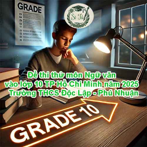 Đề thi thử môn Ngữ văn vào lớp 10 TP Hồ Chí Minh năm 2025 – Trường THCS Độc Lập - Phú Nhuận