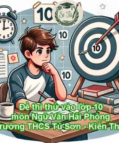 Đề thi thử vào lớp 10 môn Ngữ Văn Hải Phòng năm 2025 - Trường THCS Tú Sơn - Kiến Thụy