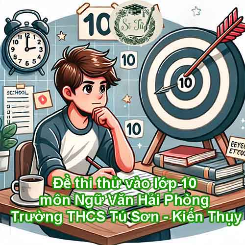 Đề thi thử vào lớp 10 môn Ngữ Văn Hải Phòng năm 2025 - Trường THCS Tú Sơn - Kiến Thụy
