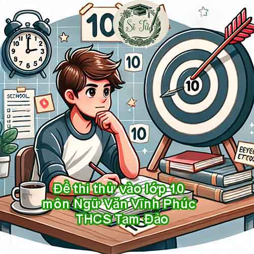 Đề thi thử vào lớp 10 môn Ngữ Văn Vĩnh Phúc - THCS Tam Đảo