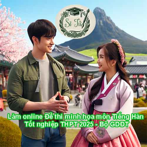 Làm online Đề thi minh họa môn Tiếng Hàn Tốt nghiệp THPT 2026 - Bộ GDĐT