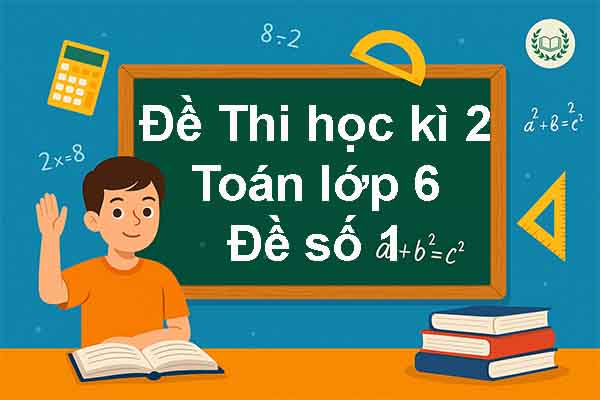 Đề thi học kì 2 Toán lớp 6 đề số 1