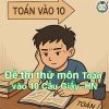 Đề thi thử môn Toán vào lớp 10 quận Cầu Giấy - Hà Nội