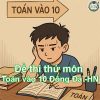Đề thi thử môn Toán vào lớp 10 quận Đống Đa - Hà Nội năm học 2025/26