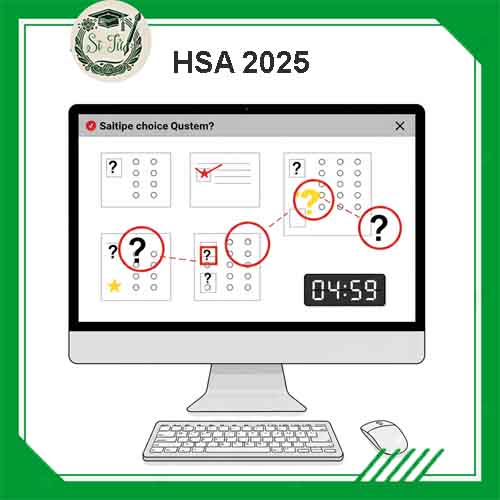 Mẹo thi HSA 2025 #3: Phân bổ thời gian hợp lí