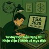 TSA 2025 phần Tư duy Đọc hiểu Dạng 06: Nhận diện ý chính và mục đích