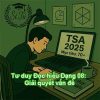 TSA 2025 phần Tư duy Đọc hiểu Dạng 08: Giải quyết vấn đề