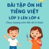 Bài tập ôn hè lớp 3 lên 4 môn Tiếng Việt Kết nối tri thức