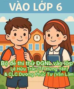 Bộ đề thi thử ĐGNL vào lớp 6 (Toán – Tiếng Việt – Anh) các trường THCS trọng điểm Lê Hữu Trác (TP Hưng Yên) & CLC Dương Phúc Tư (Văn Lâm)