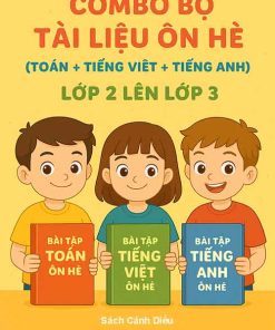 Combo bộ tài liệu ôn hè (Toán + Tiếng Việt + Tiếng Anh) lớp 2 lên lớp 3 Cánh diều