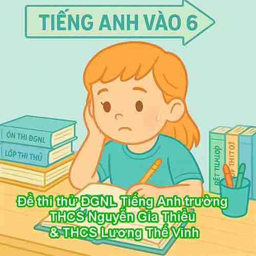 Đề thi thử ĐGNL Tiếng Anh trường THCS Nguyễn Gia Thiều & THCS&THPT Lương Thế Vinh