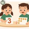 bài tập nhận biết số lượng phạm vi từ 1 đến 10 cho trẻ mầm non