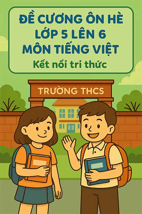 Đề cương ôn hè lớp 5 lên 6 môn Tiếng Việt dựa theo Kết nối tri thức