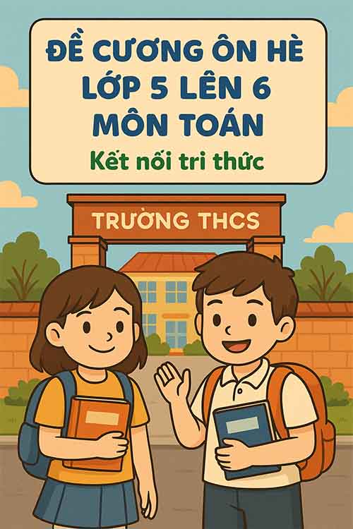Đề cương ôn hè lớp 5 lên 6 môn Toán dựa theo Kết nối tri thức năm 2025
