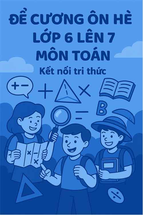Đề cương ôn hè lớp 6 lên 7 môn Toán dựa theo Kết nối tri thức