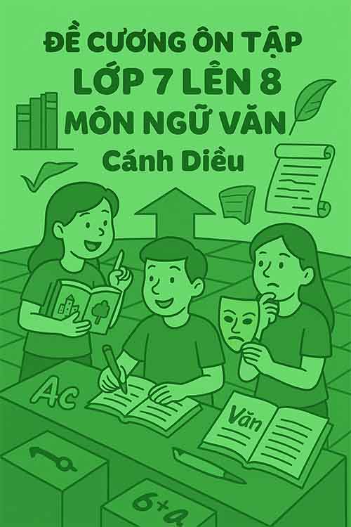 Đề cương ôn tập hè lớp 7 lên 8 môn Ngữ văn dựa theo Cánh diều