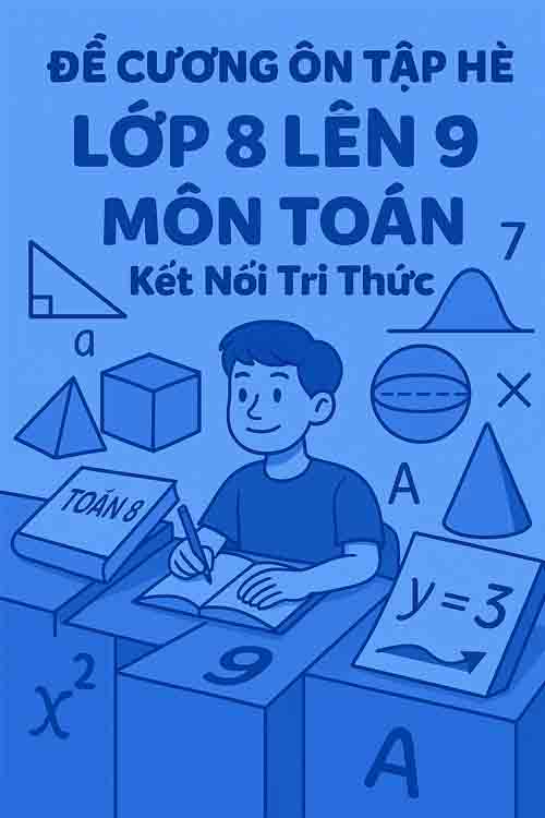 Đề cương ôn tập hè môn Toán lớp 8 lên 9 dựa theo Kết nối tri thức