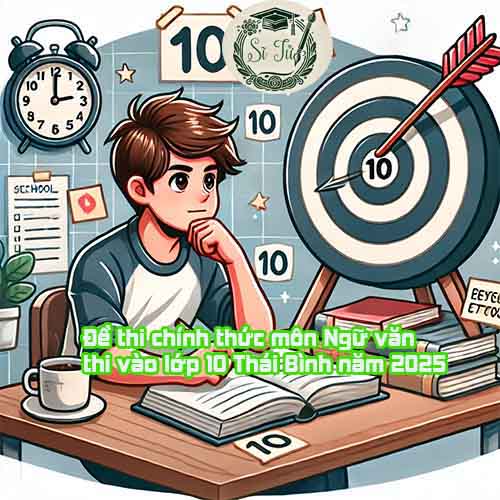 Đề thi tham khảo môn Ngữ văn thi vào lớp 10 Thái Bình năm 2025