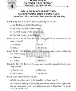 Giải Bài 10 từ Câu 1 tới câu 7 (trang 20-21) SBT Lịch sử và Địa lí lớp 6 Cánh diều Phần Lịch sử
