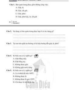 Giải Bài 11 từ câu 1 tới câu 5 (trang 26-27) SBT Công nghệ lớp 6 Cánh diều