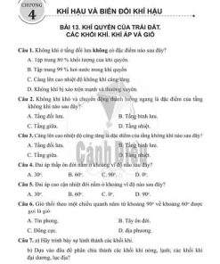 Giải Bài 13 từ Câu 1 tới câu 6 (trang 67-68) SBT Lịch sử và Địa lí lớp 6 Cánh diều Phần Địa lí