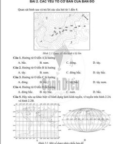 Giải Bài 2 từ Câu 1 tới câu 10 (trang 50-52) SBT Lịch sử và Địa lí lớp 6 Cánh diều Phần Địa lí