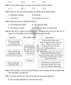 Giải Bài 22 từ câu 1 tới câu 7 (trang 78-80) SBT Lịch sử và Địa lí lớp 6 Cánh diều Phần Địa lí
