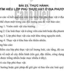 Giải Bài 23 (trang 80) SBT Lịch sử và Địa lí lớp 6 Cánh diều Phần Địa lí