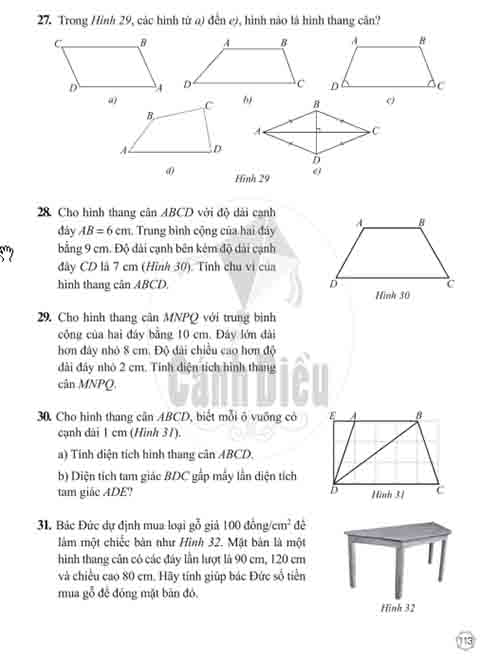 Giải Bài 26 tới bài 32 chương III (trang 112-114) SBT Toán lớp 6 Cánh diều tập 1