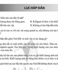 Giải Bài 29 (Trang 74) SBT Khoa học tự nhiên lớp 6 Cánh diều: Lực hấp dẫn