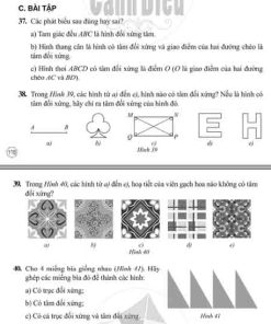 Giải Bài 37 tới bài 40 chương III (trang 116-117) SBT Toán lớp 6 Cánh diều tập 1