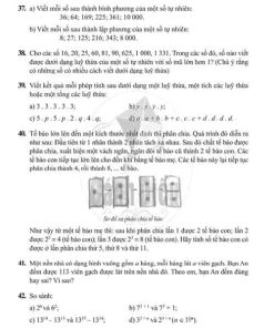 Giải Bài 37 tới bài 49 tiết 5 chương I (trang 17-18) SBT Toán lớp 6 Cánh diều tập 1