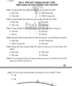 Giải Bài 5 từ Câu 1 tới câu 7 (trang 55-56) SBT Lịch sử và Địa lí lớp 6 Cánh diều Phần Địa lí