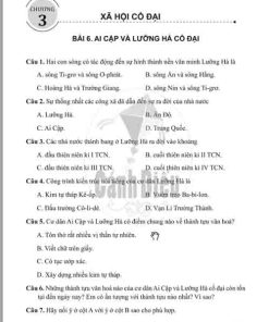 Giải Bài 6 từ Câu 1 tới câu 9 (trang 13-14) SBT Lịch sử và Địa lí lớp 6 Cánh diều Phần Lịch sử