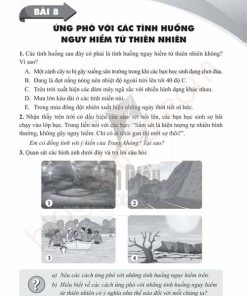 Giải Bài 8 (Trang 39-41) SBT Giáo dục công dân lớp 6 Cánh diều: Ứng phó với các tình huống nguy hiểm từ thiên nhiên